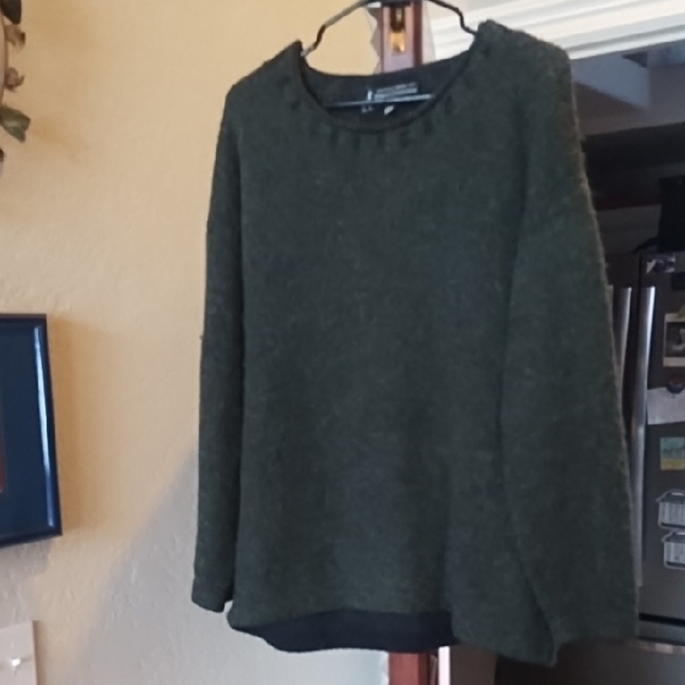 Men's Forest Green Crewneck Sweater